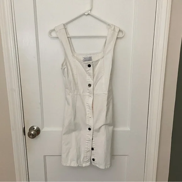 Urban Outfitters | Dresses | White Denim Mini Dress | Poshmark